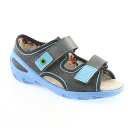 Pantofi pentru copii Befado pu 065P125 albastru gri 2