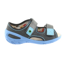 Pantofi pentru copii Befado pu 065P125 albastru gri 1