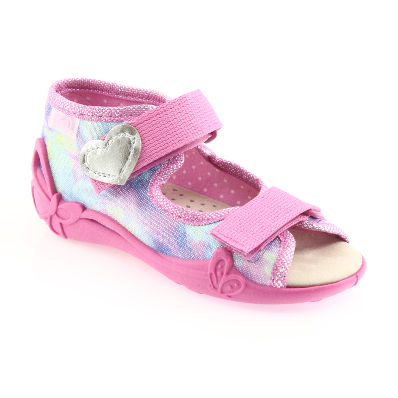 Pantofi pentru copii Befado galbeni 342P005 multicolor roz 2