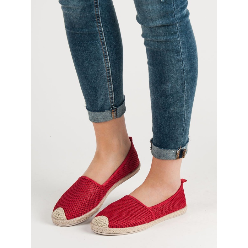 Seastar Espadrile textile roșii roșu 2