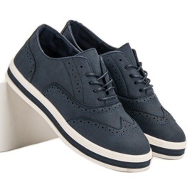 SHELOVET Pantofi bleumarin albastru 1
