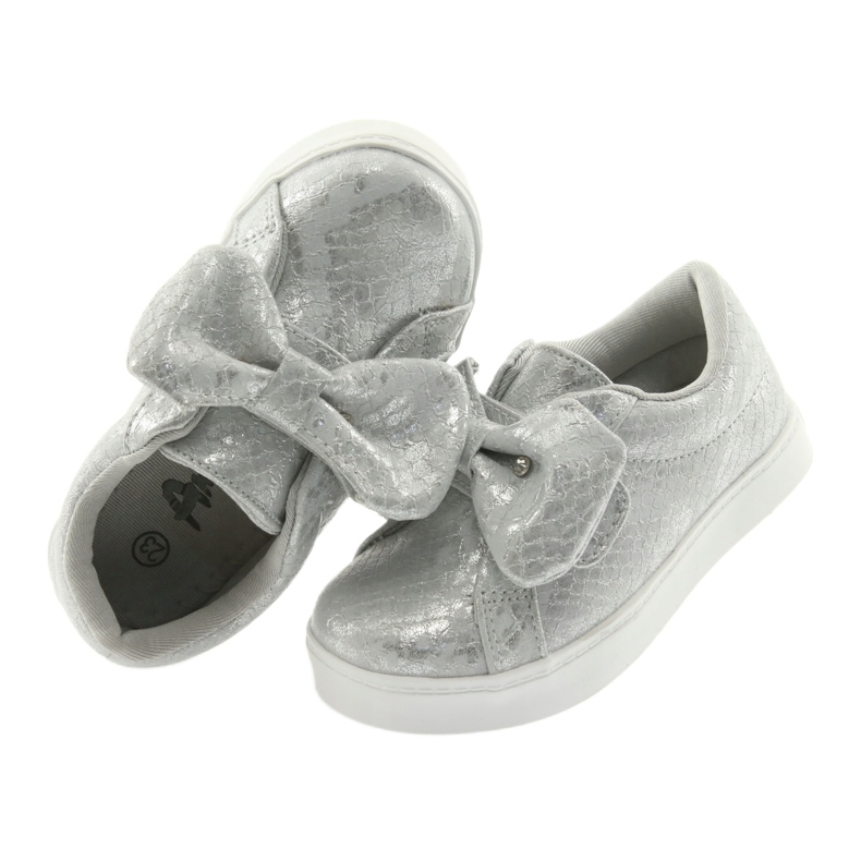 Adidași cu arc argintiu American Club ES23 gri 4