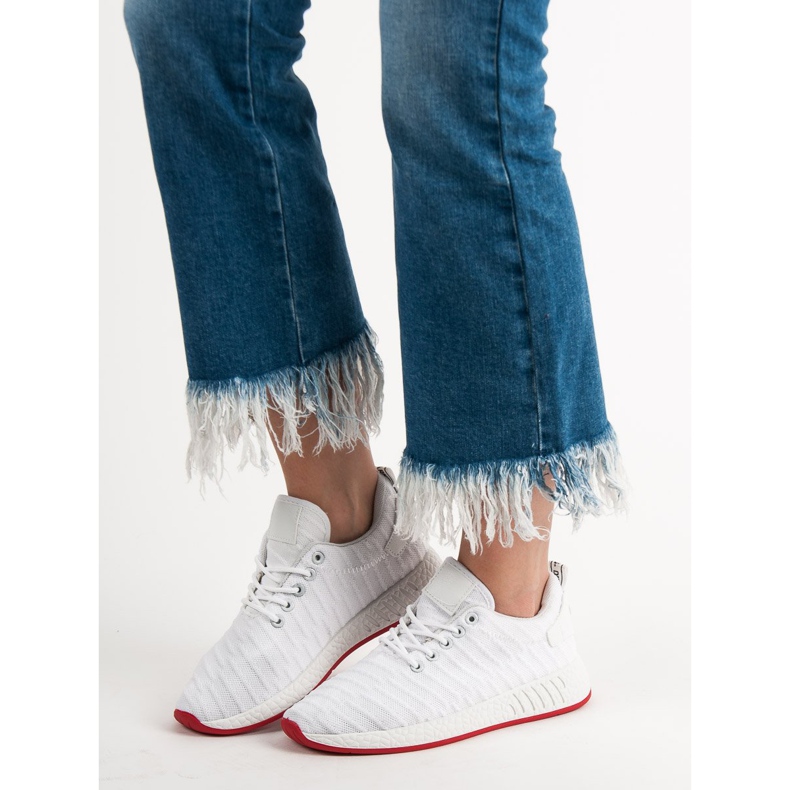 SHELOVET Încălțăminte textilă la modă alb 1