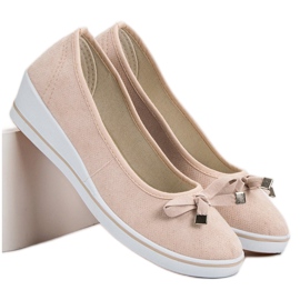 SHELOVET Pompe cu pană maro 2