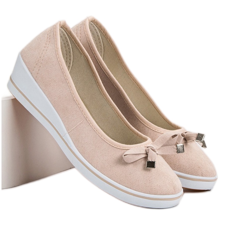 SHELOVET Pompe cu pană maro 2