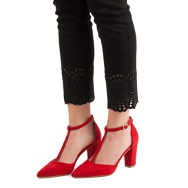 Primavera Pompele roșii pe un stâlp roșu 2