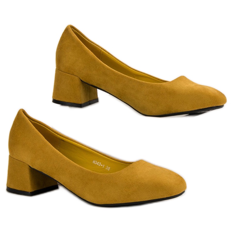 SHELOVET Pompe de muștar galben 1