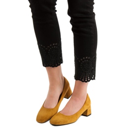 SHELOVET Pompe de muștar galben 2