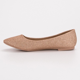 Seastar Balerini sclipici de aur 1 Seastar Balerini sclipici de aur 1