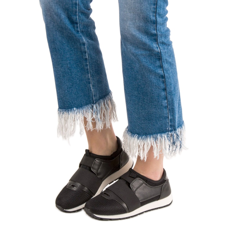 Sergio Todzi Pantofi alunecați cu bandă elastică negru 2