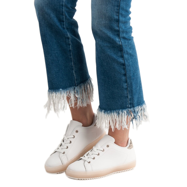 SHELOVET Pantofi sport pentru femei alb 1