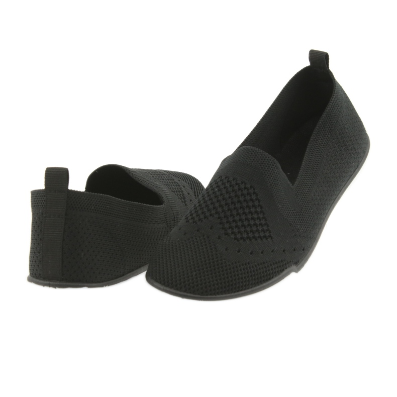 Adidași McKey, negri alunecați negru 4