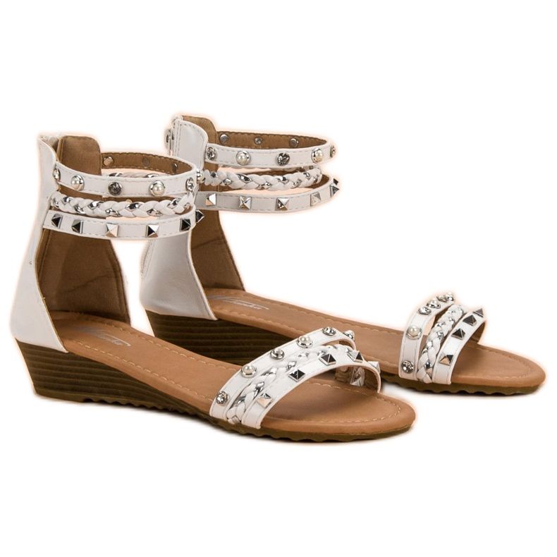 SHELOVET Sandale Rock alb 1 SHELOVET Sandale Rock alb 1