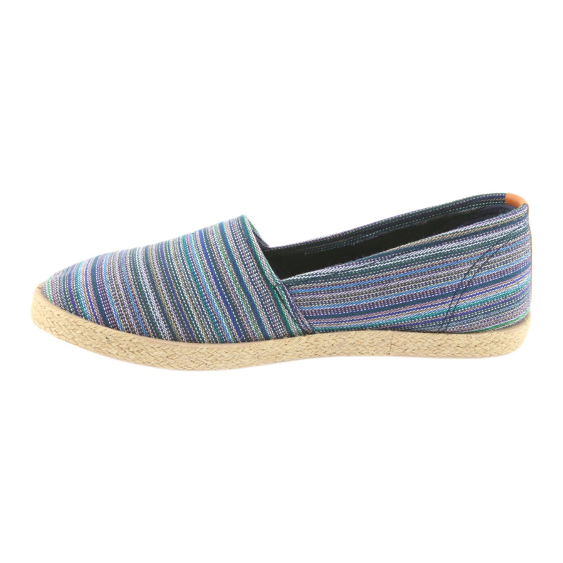 Espadrile McKey 821 maro albastru verde albastru marin 2