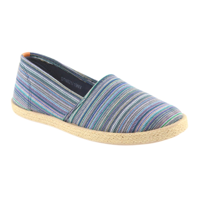 Espadrile McKey 821 maro albastru verde albastru marin 1