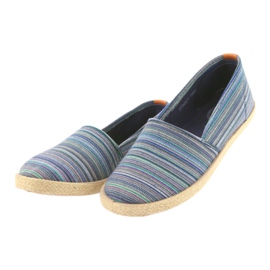 Espadrile McKey 821 maro albastru verde albastru marin 3