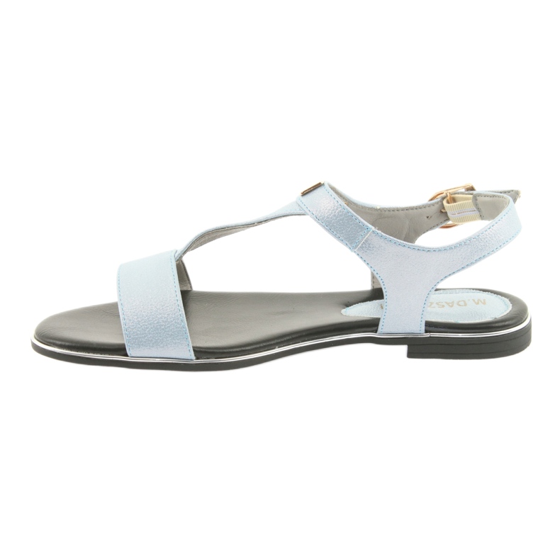 M.Daszyński Sandale albastru perlat Daszyński MR1583-7 2