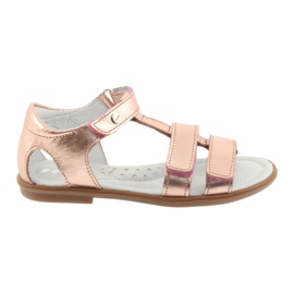 Sandale pentru fete aur roz Bartek 56016 galben 1