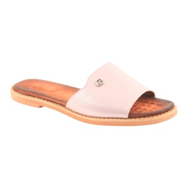 M.Daszyński Daszyński Flat Flat Heel 1837 Pink roz 1