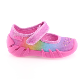 Pantofi pentru copii Befado colorate 109P183 roz multicolor 1