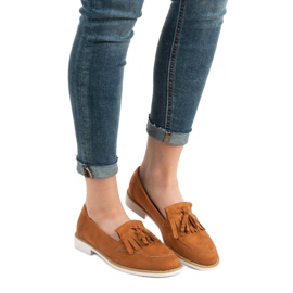 Mocasini din cărămidă VICES maro portocale 1