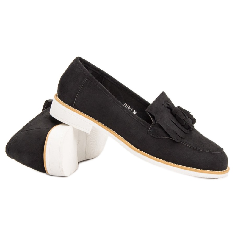 Mocasini negri VICES negru 1