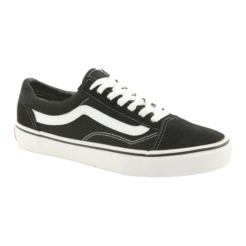 Old Skool Vans negru alb 1