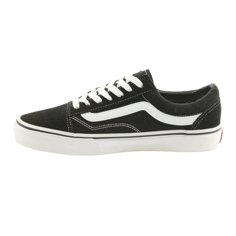 Old Skool Vans negru alb 2