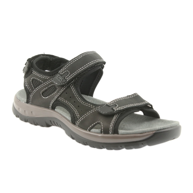Sandale DK cu velcro negru și fund EVA 1 Sandale DK cu velcro negru și fund EVA 1