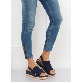 Sandale femei bleumarin G-202 Albastru albastru marin 2