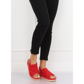 Sandale roșii pentru femei G-202 Roșu 2