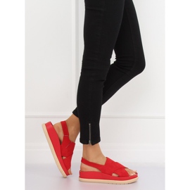 Sandale roșii pentru femei G-202 Roșu 1