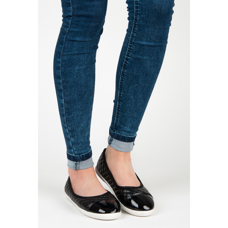 Seastar Balerine confortabile negru 1 Seastar Balerine confortabile negru 1