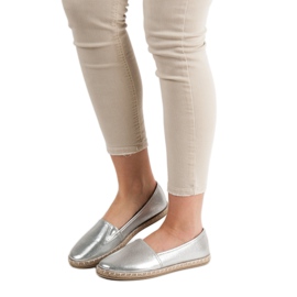 New Tlck Espadrile de argint gri 1