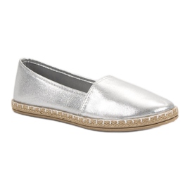 New Tlck Espadrile de argint gri 3