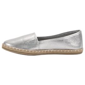 New Tlck Espadrile de argint gri 4