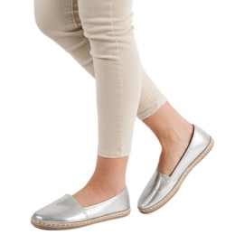 New Tlck Espadrile de argint gri 2