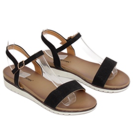 Sandale dama negre S18-33 Negre negru 2