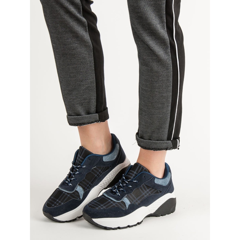 SHELOVET Adidași albastru marin 1