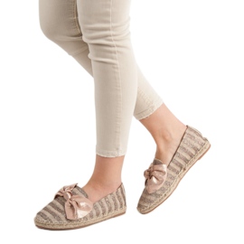 Espadrile cu sclipici VICES roz 2
