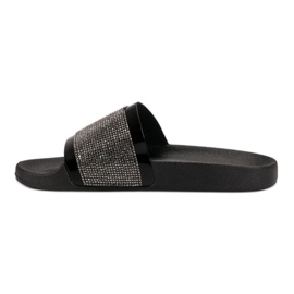 Papuci VICES cu zirconiu cubic negru 2