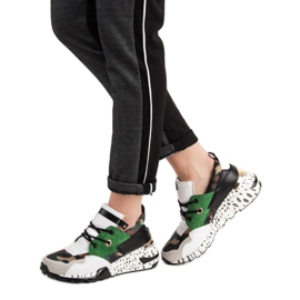 Adidași la modă VICES alb multicolor 4