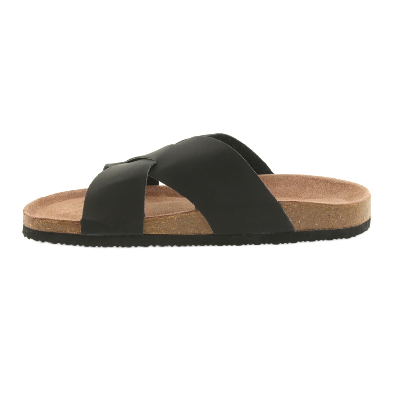 Papuci bărbați cu profil Big Star 174603 negru 2