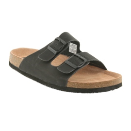 Papuci negri de la Big Star 174605, pentru bărbați negru 1