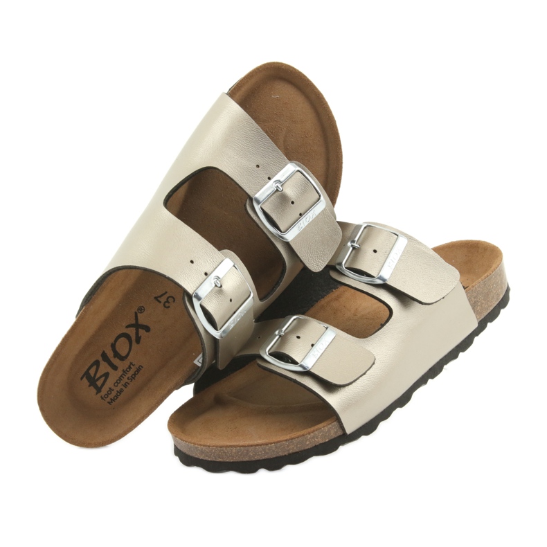 Papuci medicali IZZI BIOX ALEX gold de aur 4