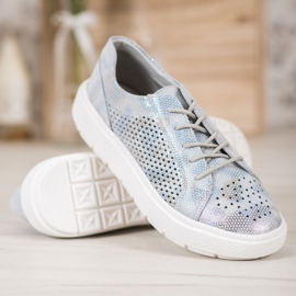 Goodin Pantofi cu cordon gri 1