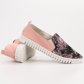 Vices Sliponii cu model multicolor roz 6