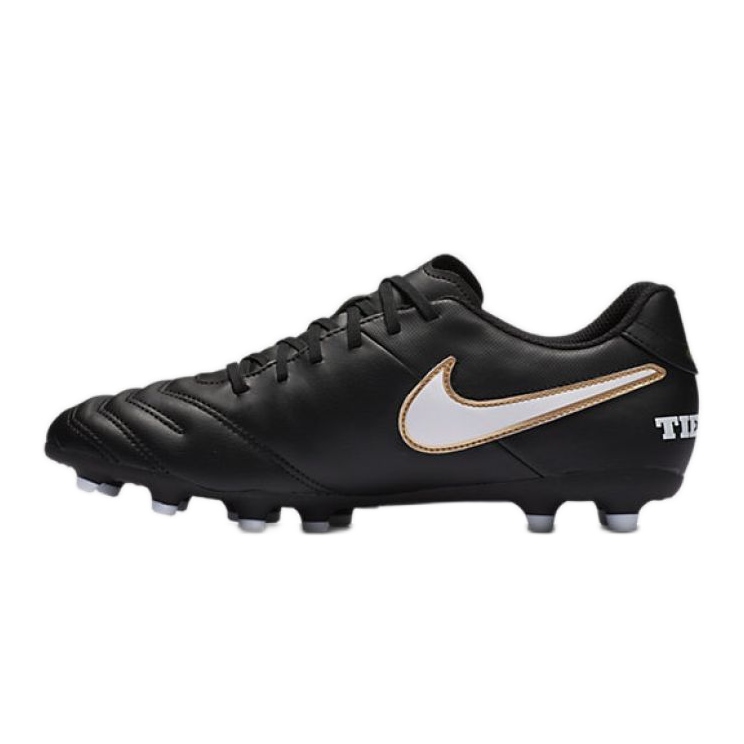 Ghete de fotbal Nike Tiempo Rio Iii Fg M 819233-010 negru negru 2 Ghete de fotbal Nike Tiempo Rio Iii Fg M 819233-010 negru negru 2