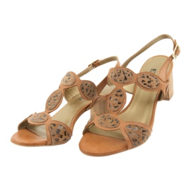 Sandale de damă toffee / panther Anabelle 1352 bej 3