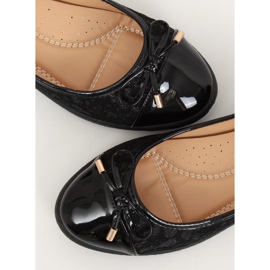 Balerini negri pentru femei 7846-P Negru 1